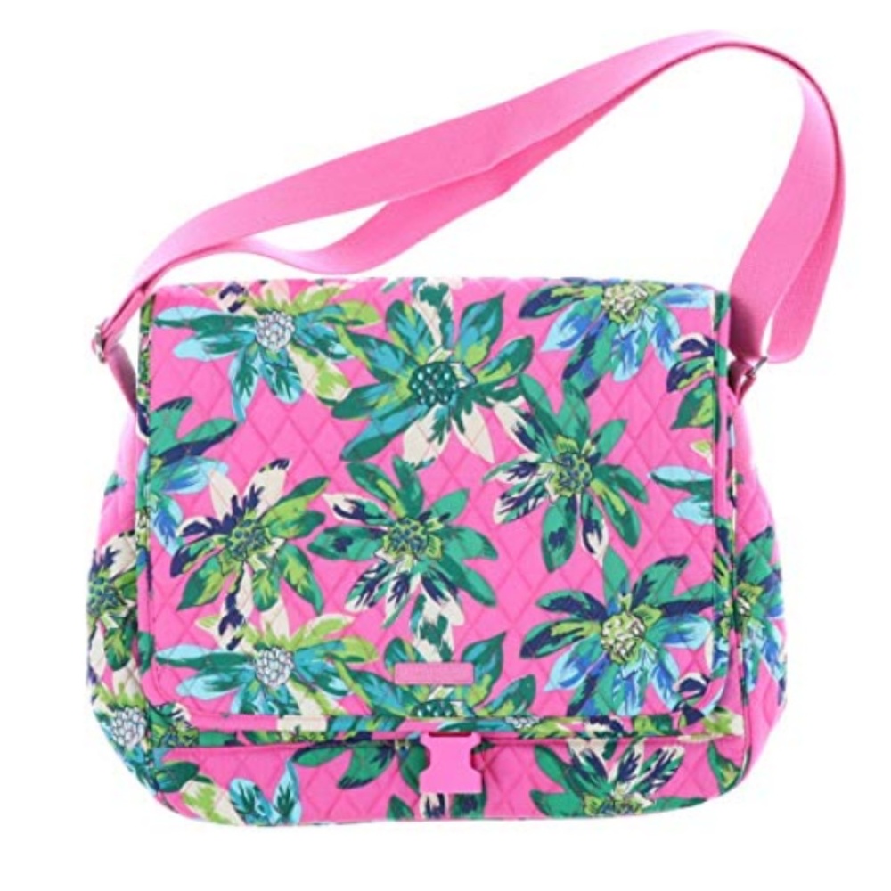 Vera Bradley Messenger Bag (Tropical Paradise)